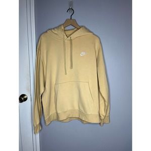 Nike Sportswear Club Fleece Pullover Hoodie- Pale Yellow